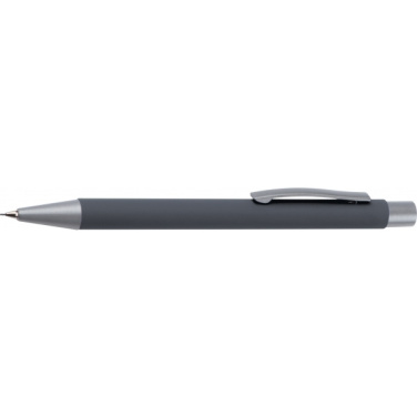 Logo trade corporate gift photo of: Mechanical pencil soft touch ANCONA