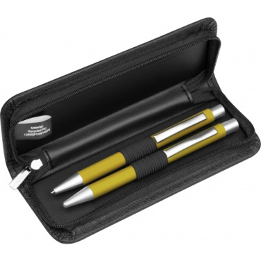 Logo trade advertising products image of: Writing set soft touch Uppsala