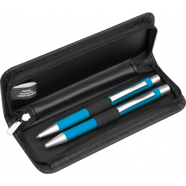 Logotrade advertising products photo of: Writing set soft touch Uppsala