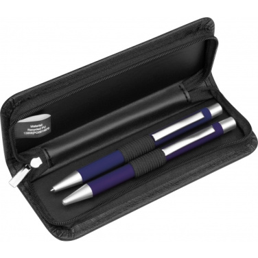 Logo trade promotional items picture of: Writing set soft touch Uppsala