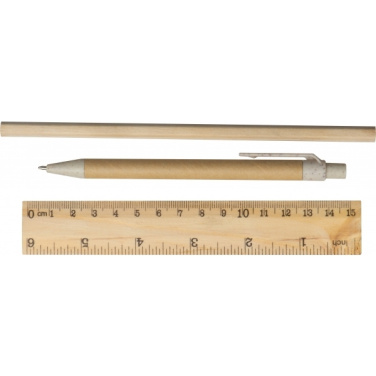 Logo trade promotional merchandise photo of: Writing set Teresina