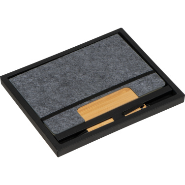 Logo trade business gifts image of: Notebook set Walsall