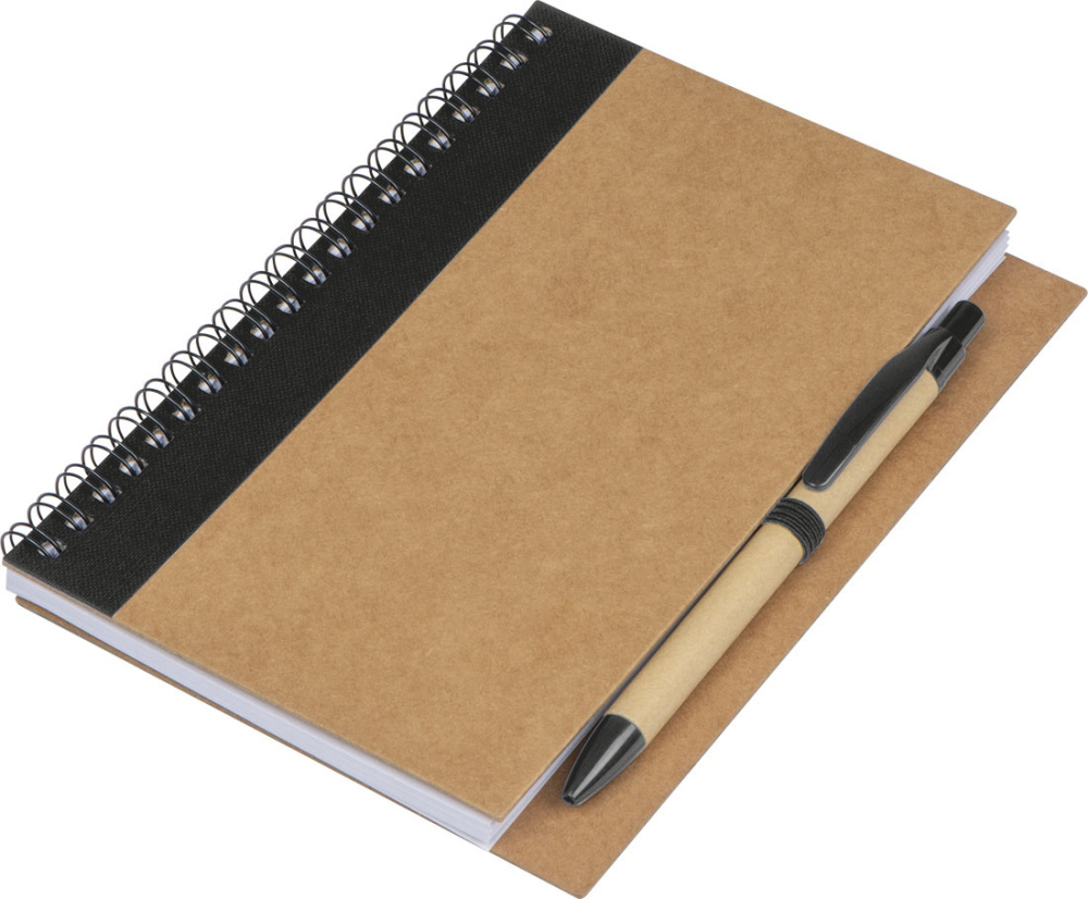 Logo trade promotional item photo of: Spiral notebook Ravenna