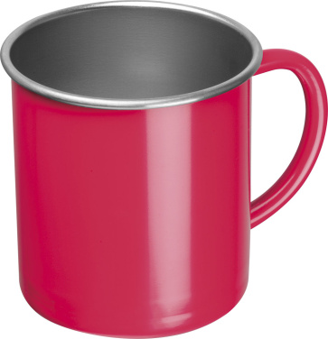 Logotrade corporate gift image of: Steel cup Trezzo