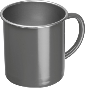 Logo trade corporate gifts image of: Steel cup Trezzo