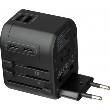 Logo trade promotional giveaways image of: Travel Adapter Maracena