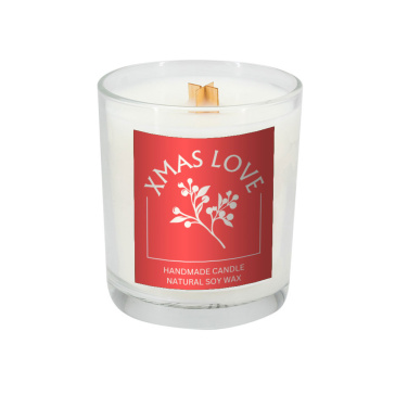 Logo trade corporate gifts picture of: Soy candle 190g Christmas love