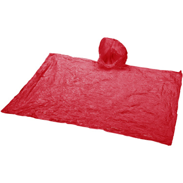 Logo trade promotional gift photo of: Xina rain poncho in storage ball with keychain