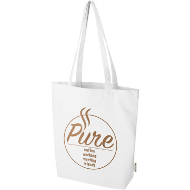 Logo trade advertising products picture of: Florida 270 g/m² GRS recycled tote bag 10L