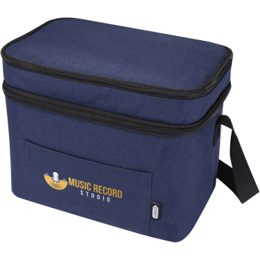 Logotrade business gifts photo of: Tundra GRS RPET double compartments cooler bag 13L