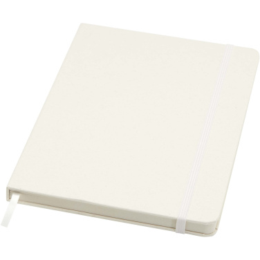 Logo trade promotional gifts picture of: Bass A5 recycled hard cover notebook with lined pages
