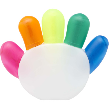 Logo trade corporate gifts image of: Patina 5-colour highlighter