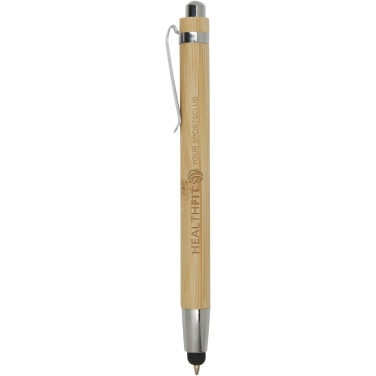Logo trade advertising product photo of: Elm bamboo ballpoint pen