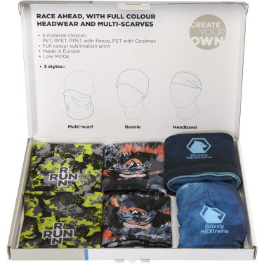 Logo trade promotional item photo of: Sublimation headwear sample box