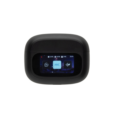 Logotrade promotional products photo of: Airtune RCS recycled plastic ANC earbuds with touch screen