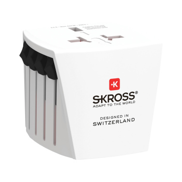 Logo trade advertising products picture of: SKROSS World Travel Adapter MUV Micro