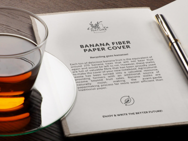 Logotrade promotional giveaway picture of: Recycled Banana Notebook 209734200