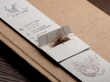 Logo trade corporate gift photo of: Recycled Coconut Notebook 209734100