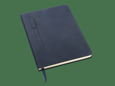 Logo trade promotional items picture of: Magnetic notebook with a pen 124715100