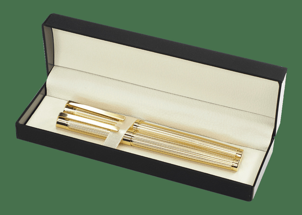Logo trade corporate gifts image of: MACBETH pen set 98203600