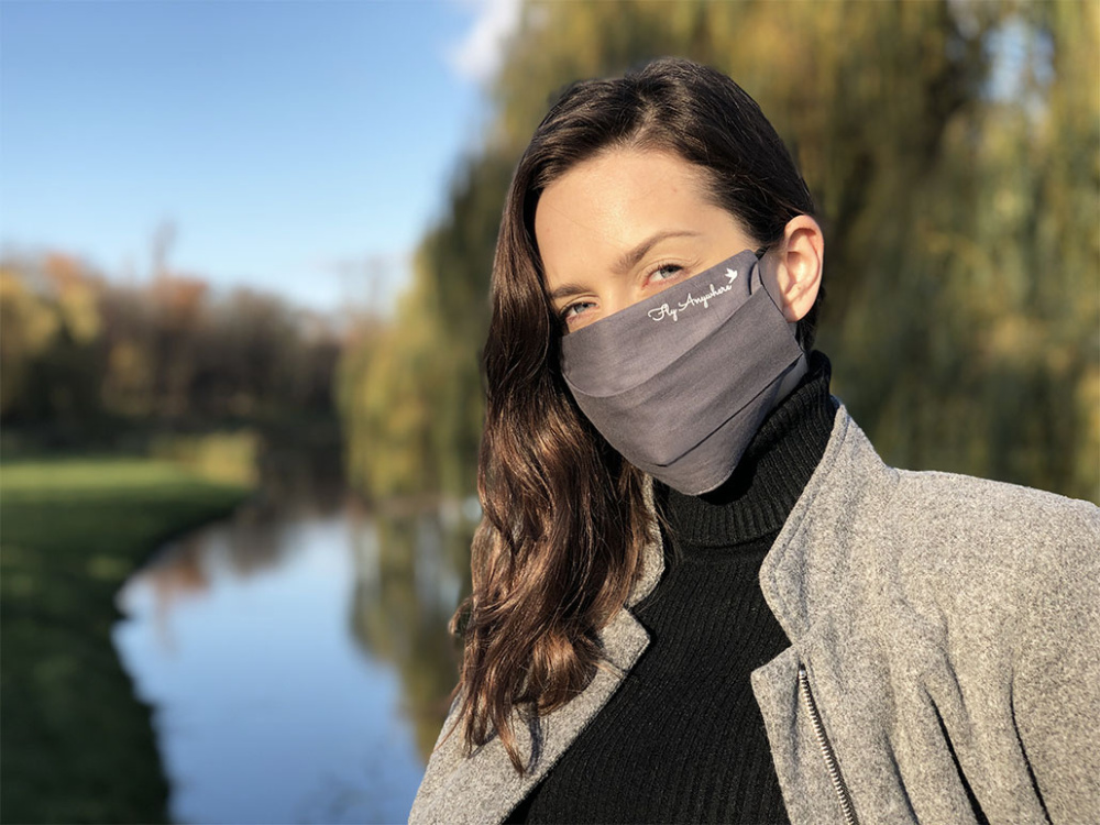 Logo trade promotional items picture of: MERCURE cotton face mask 139016500