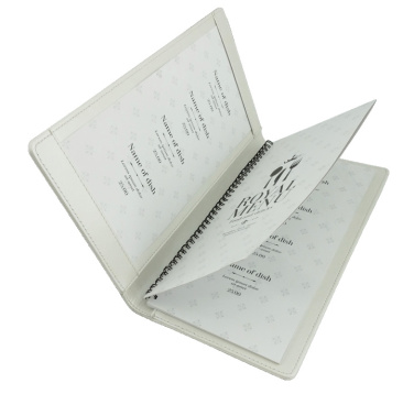 Logo trade advertising products image of: Menu cover 1080119