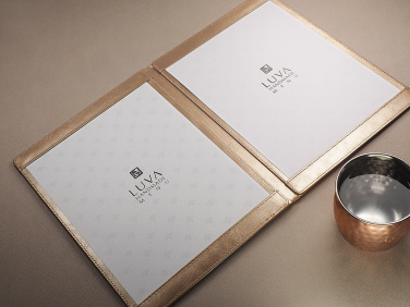 Logo trade promotional merchandise picture of: Menu cover 2091322