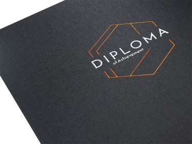 Logo trade corporate gifts image of: Certificate cover 1700280