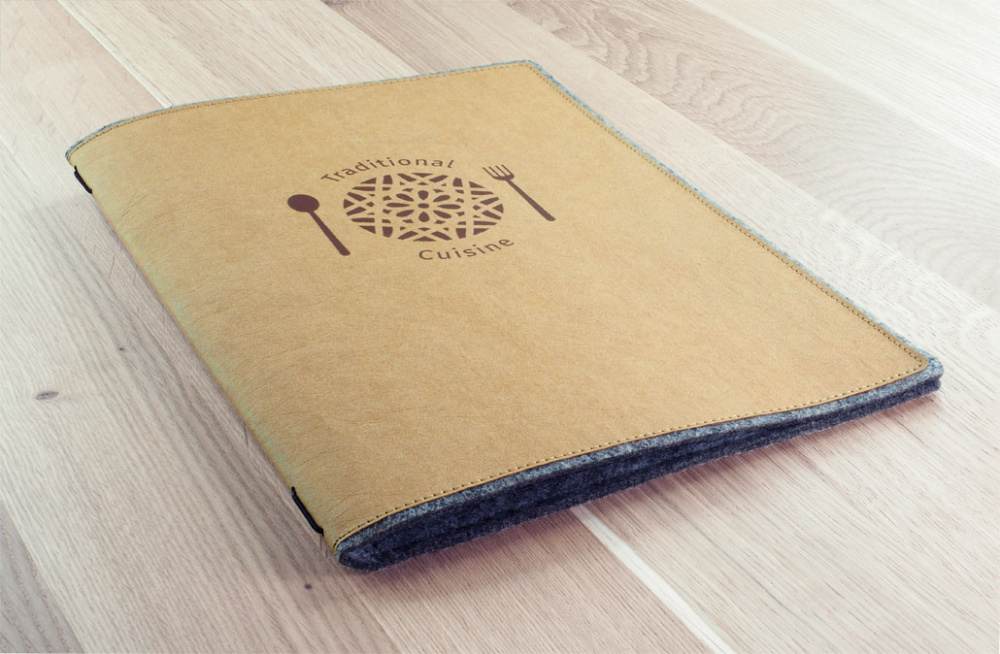 Logo trade promotional gifts image of: Menu cover Ambiente 1189140