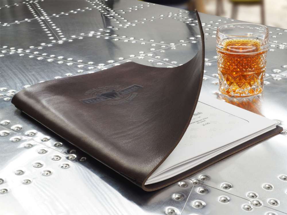 Logo trade corporate gifts image of: Menu cover Ambiente 1178141