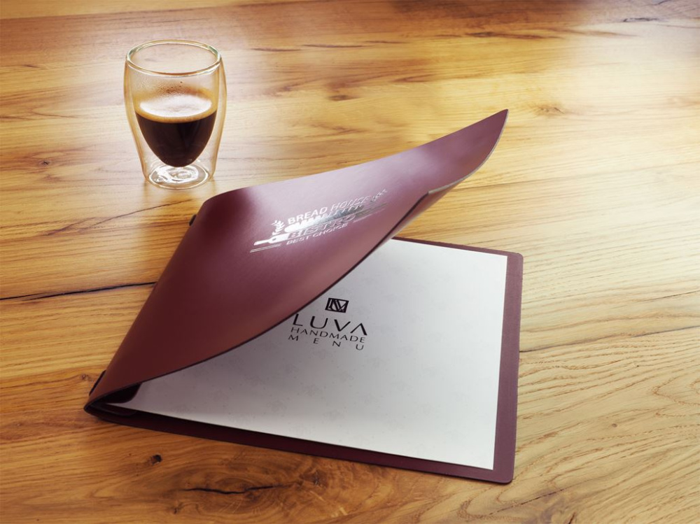 Logo trade promotional merchandise picture of: Menu cover Ambiente 1180094