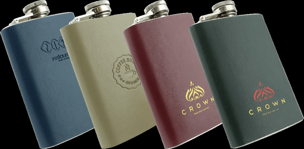 Logo trade promotional items image of: Hip flask 426119