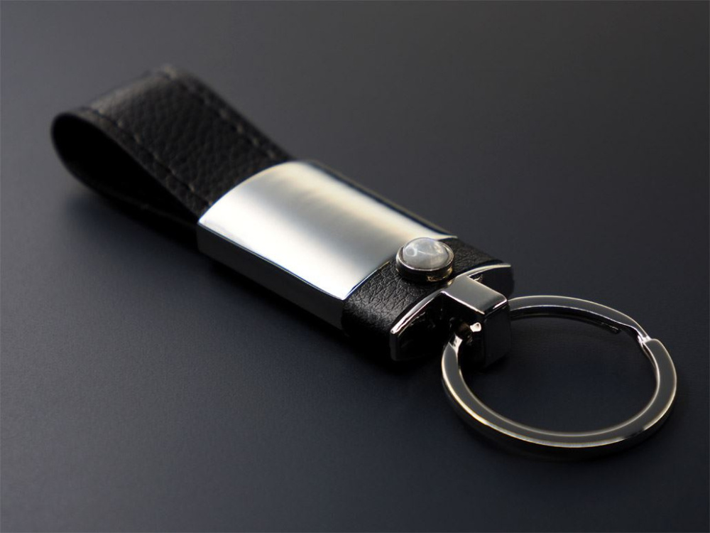 Logotrade promotional item picture of: Moonstone Keyring 1295095