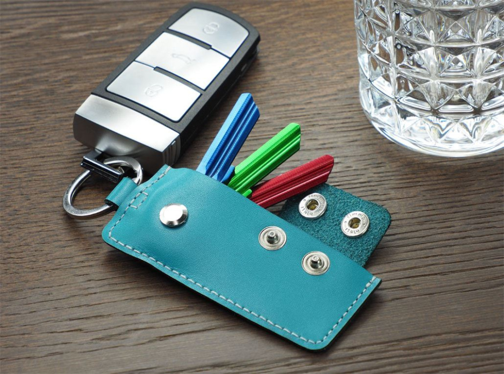 Logo trade advertising products image of: Keyring 1276131