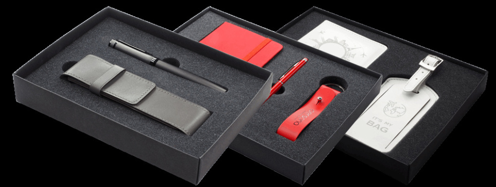 Logo trade promotional gifts image of: Box for set (17,2x7,6x2,3cm) 1309037