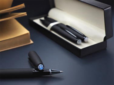 Logo trade promotional products image of: Moonstone Pen set 1287036