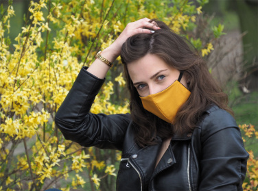 Logotrade advertising product image of: VENUS PRO cotton face mask with a pocket an HEPA filter 1378165