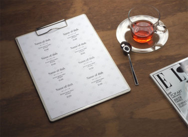 Logo trade promotional gifts picture of: Clipboard menu 1122119