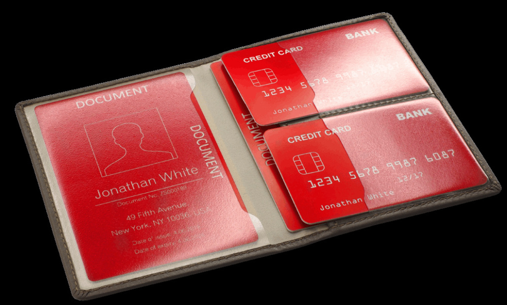 Logo trade promotional gift photo of: RFID document wallet 611131