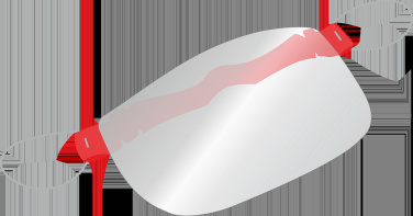 Logotrade advertising product picture of: HESTIA clear face shield-mask for mouth and nose 1452162