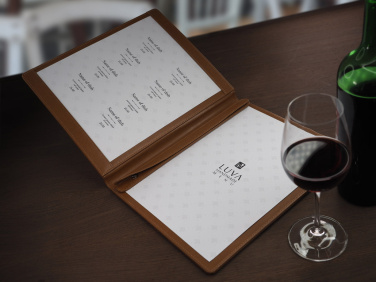 Logo trade promotional merchandise image of: Menu cover 1054119
