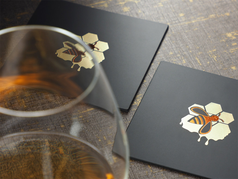 Logo trade promotional gift photo of: Coaster 1046094