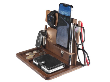Logo trade promotional product photo of: Wooden organiser 2016121