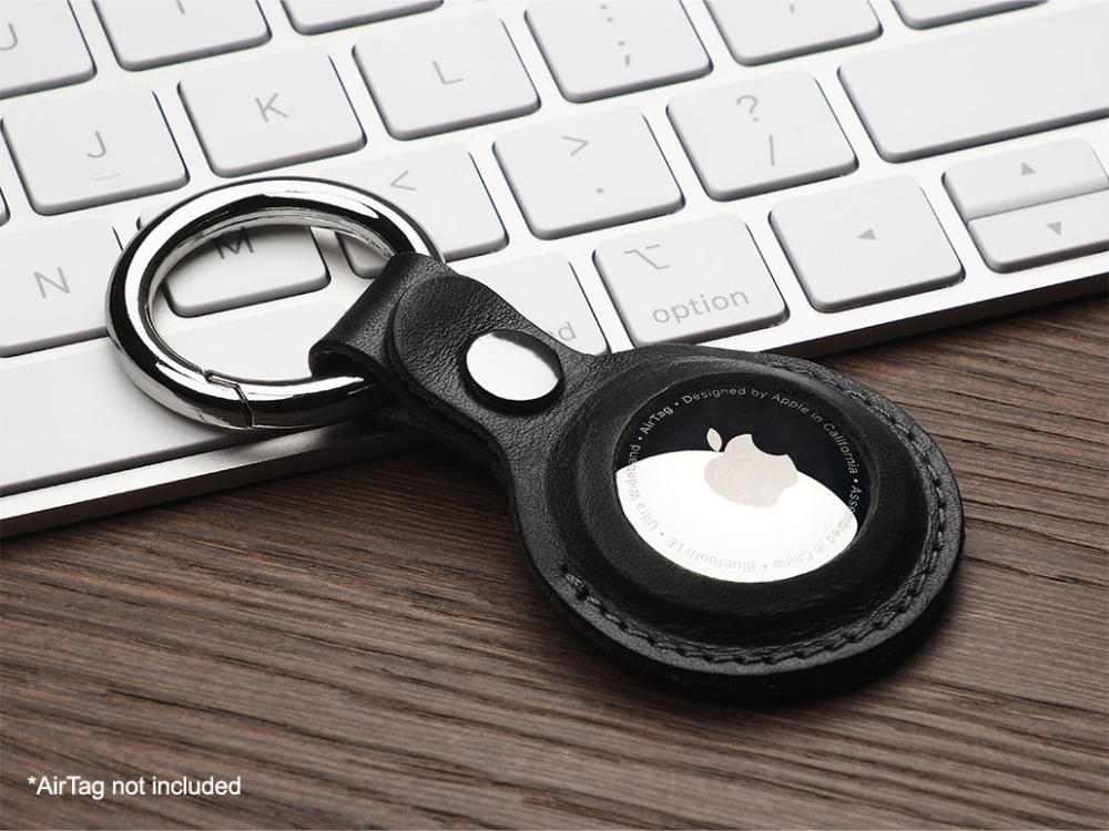 Logotrade promotional items photo of: Keyring with holder for AirTag 1914141