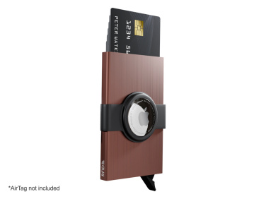 Logotrade promotional merchandise image of: RFID credit card case with holder for AirTag 2163155