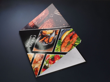 Logo trade corporate gifts image of: Menu cover 1823117