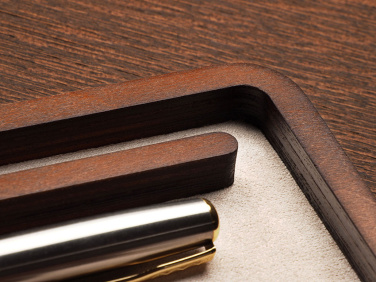 Logotrade promotional gift picture of: Wooden desk organiser 1818121