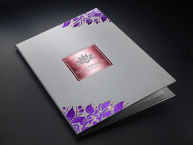Logo trade advertising products image of: Menu cover 1679280