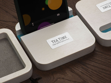 Logo trade promotional giveaways picture of: Wooden telephone stand 1847121