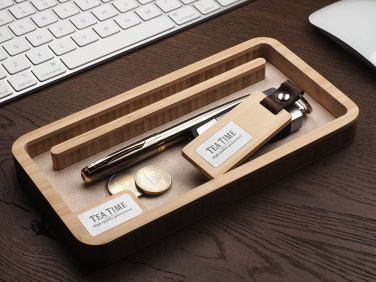Logotrade corporate gift image of: Wooden desk organiser 1818292